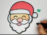 Easy Cute Christmas Drawings How to Draw Cute Laughing Santa Emoji Step by Step