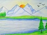 Easy Drawing Nature Scenes 161 Best Drawing for Kids Images
