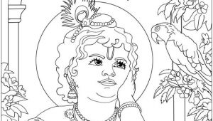 Easy Drawing Of Janmashtami Shri Krishna Janmashtami Coloring Printable Pages for Kids Pencil