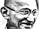 Easy Drawing Related to Independence Day Ink Drawing Of Mahatma Gandhi Portraits I Admire In 2019