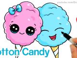 Easy Drawing Tutorials Youtube How to Draw Cotton Candy Easy Cartoon Food Youtube