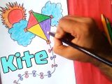 Easy Drawings Of Boys How to Draw A Kite Easy Drawing
