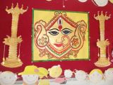 Easy Drawings Of Navratri Durga Navratri Decoration Preschool Decoration School