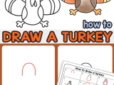 Easy Drawings Of Turkeys How to Draw A Turkey Easy Peasy and Fun Drawings Crafts for