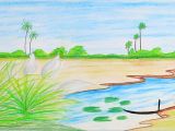 Easy Drawings with Pastels How to Draw Scenery Of Autumn Season Step by Step Very Easy Easy