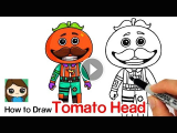 Easy fortnite Characters to Draw How to Draw tomato Head fortnite How to Draw tomato Head