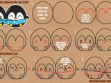 Easy Kawaii Things to Draw How to Draw Cute Kawaii Chibi Cartoon Penguins In A Scarf