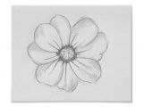 Easy Pictures Of Flowers to Draw Flower Sketch Poster Cute Flower Drawing Realistic Flower