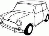 Easy Race Car Drawing 100 Free Coloring Page Of A 1963 Austin Mini Cooper S