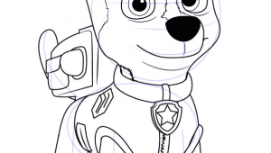 Easy to Draw Chase From Paw Patrol Learn How to Draw Chase From Paw Patrol Paw Patrol Step by