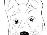 Easy to Draw Farm Learn How to Draw German Shepherd Dog Face Farm Animals