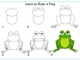 Easy Way to Draw A Frog Learn to Draw A Frog Tiere Malen Frosch Zeichnen Frosch