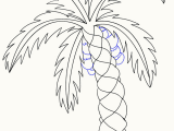 Easy Way to Draw A Tree How to Draw A Palm Tree