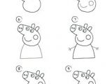 Easy Way to Draw Peppa Pig Peppa Pig Drawing Template Vpnservice Info