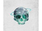 G One Drawing Cosmic Skull Adhesive Art Print Photos I Like Skull Art Skull Art