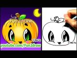 Halloween Pictures to Draw Easy How to Draw A Pumpkin for Halloween Fun2draw Cartoon
