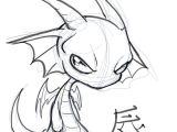How to Draw A Easy Cute Dragon Chibi Dragon Chibi Dragon by Nocturnalmoth On Deviantart
