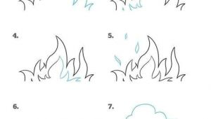 How to Draw A Fire Easy How to Draw Flames and Smoke Really Easy Drawing Tutorial