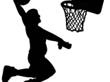 How to Draw A Football Player Easy Basketball Slam Dunk Basketball Slamdunk Drawing