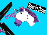 How to Draw A Unicorn Emoji Step by Step Easy How to Draw A Unicorn Emoji Step by Step Easy Youtube