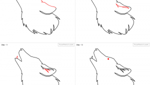 How to Draw A Werewolf Easy How to Draw Wolf for Kids Slide 3 Click to Enlarge