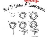 How to Draw Easy Sunflower How to Draw A Good Enough Sunflower Http Jeannelking Com