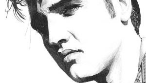 How to Draw Elvis Presley Face Step by Step Easy Elvis by Bobby Shaw Elvis Presley Posters Black White