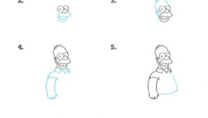 How to Draw Homer Simpson Head Easy How to Draw Homer Simpson A Study
