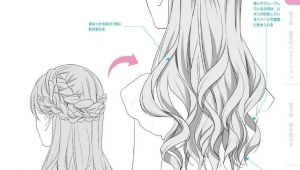 How to Draw Long Anime Hair Hair Back Anime Manga Hair How to Draw Hair How to Draw