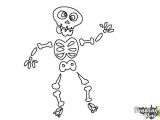 How to Draw Skeleton Easy How to Draw Skeleton for Kids Drawingnow