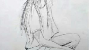 How to Draw Sketch Of A Girl Drawing Of A Sitting Modern Girl Girl Art Drawing