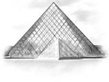 How to Draw the Louvre Easy Louvre Illustration Images Stock Photos Vectors
