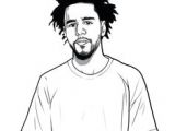 J Cole Drawing Step by Step 18 Best J Cole Art Images J Cole Drawing J Cole Art Trill Art