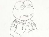 Kermit Drawing Easy Walt Disney Muppet Babies Kermit Animation Drawing Matted