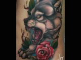 Neo Traditional Wolf Drawing Tattoo Wolf Neo Traditional Buscar Con Google Tattoos