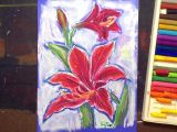 Oil Pastel Colour Drawing Easy Use Oil Pastels to Create A Vibrant Drawing Of An Amaryllis