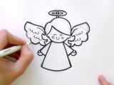 Scissors Drawing Easy Angel Art Angel Drawing Angel Drawing Easy Xmas Drawing