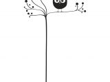 Silhouette Drawing Easy Owl On Tree Wall Decals Owl Silhouette Wall Drawing Easy