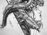 Sketch Drawings Of Dragons Drawing Dragons Artwork Art Drawings Ink Pencils In 2019