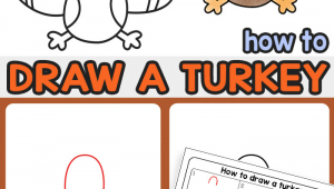 Thanksgiving Pictures Easy to Draw How to Draw A Turkey Turkey Drawing Thanksgiving Drawings