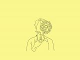 Yellow Drawing Tumblr Sunflower Raissola A Love Pinterest Wallpaper iPhone